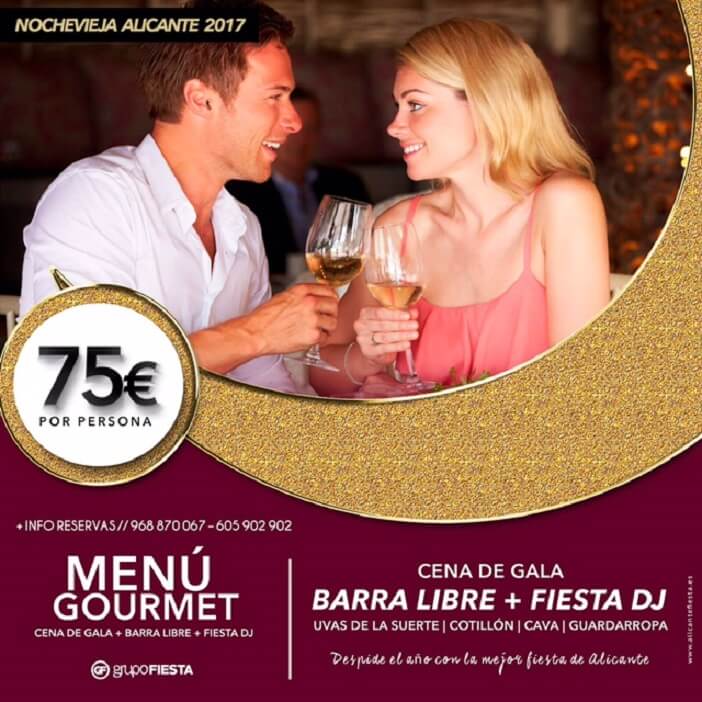 cena nochevieja alicante 2017